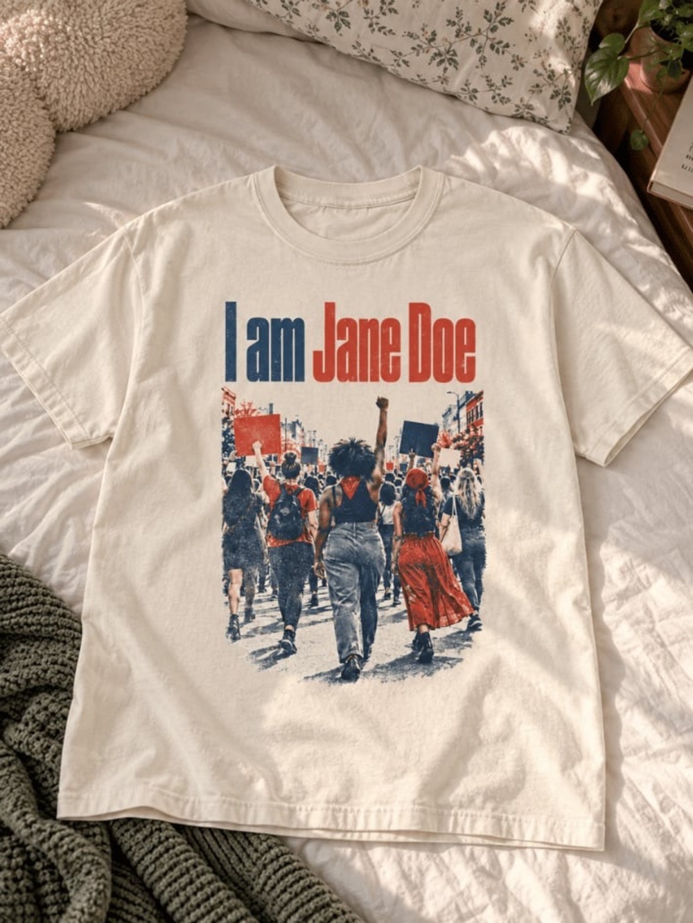 I Am Jane Doe Graphic Tee, Feminist Statement Tee, Gift for Women